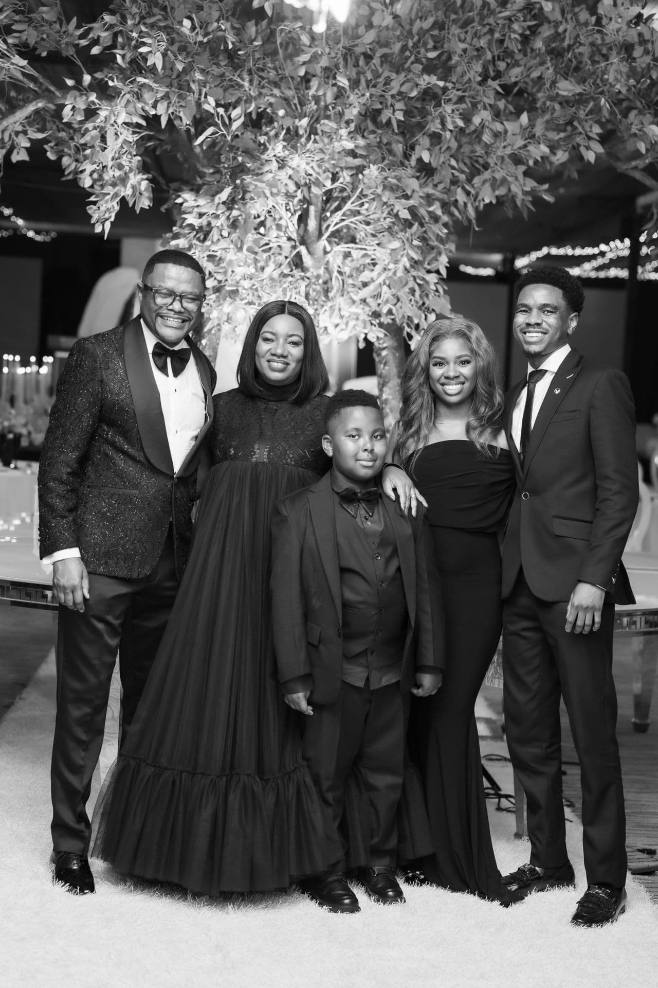 Bena Nkhoma with family